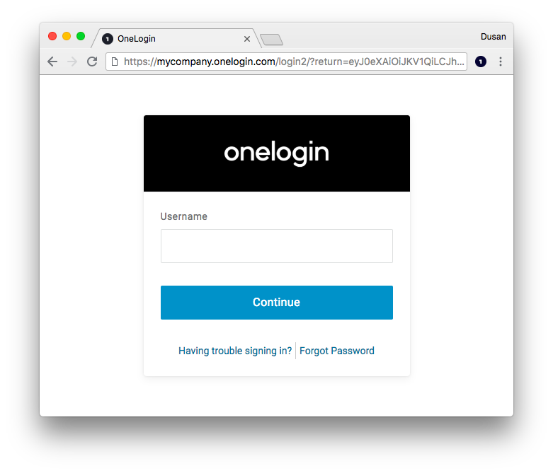 Multi-step login