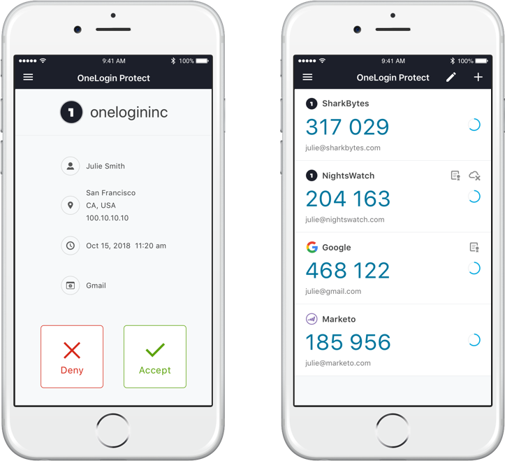 OneLogin Protect – enterprise-grade MFA app